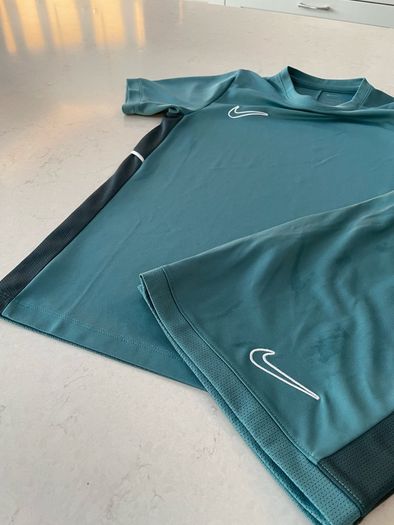 Teal Nike boys tshirt and shorts