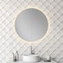 LED Bathroom mirror, 100cm round, with demister. Brand new Image 2