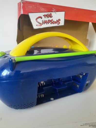 Rare The Simpsons Radio Cassette Player