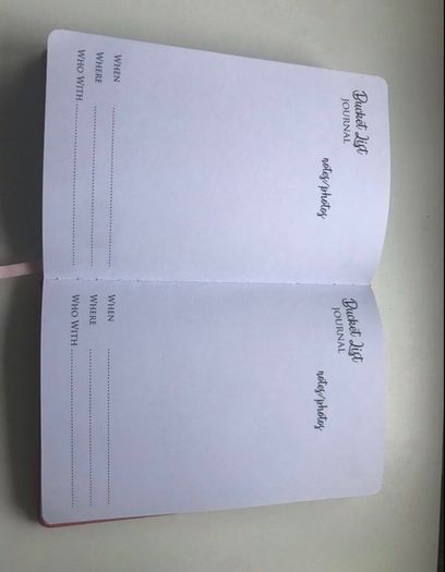 Bucket List Journal