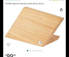 Magnetic knife block