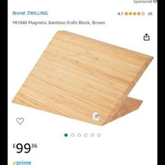 Magnetic knife block