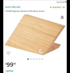 Magnetic knife block