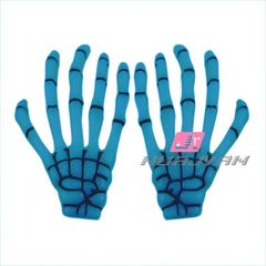 Women fashion skeleton hand bone claw punk hairpin zombie horror hair clip