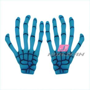 Women fashion skeleton hand bone claw punk hairpin zombie horror hair clip