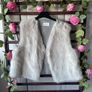 gilet grey fake fur front cropped gilet size X-Large savida Image 7