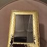 Contemporary hammered gold photo frame Image 2