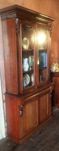 Victorian antique mahogany Bookcase