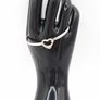 Vintage Signed Sterling Silver Heart Bangle Image 9