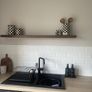 Solid Walnut & Oak Floating Shelves Made to Measure Free Delivery Ireland Image 3