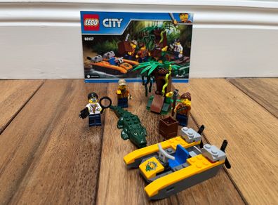 LEGO 60157 Jungle Starter Set 100% Complete w/ Instructions & Figs