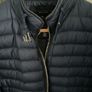 Zara navy lightweight down jacket Image 3