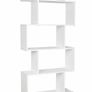 BRAND NEW 6 Tier Wooden Bookshelf S Shape Shelving Unit Image 7
