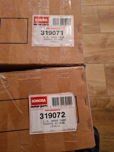 Hiace Rear Lamps (Lights) Pair