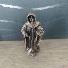 Tudor Mint Myth Magic WAPW Pewter Grim Reaper Skeleton Scythe Miniature Figurine