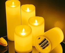 LED Electronic Candles With Head Movement Function Are Suitable for Decorating Electronic Candles