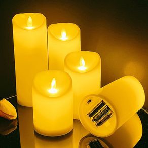 LED Electronic Candles With Head Movement Function Are Suitable for Decorating Electronic Candles