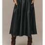 Anthropologie Jacie Faux Leather Skirt - Size L Petite Image 2