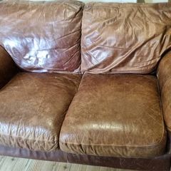 Leather couch