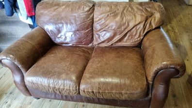 Leather couch