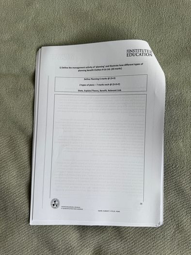 Keith Hannigan 2026 leaving certificate higher level business notes