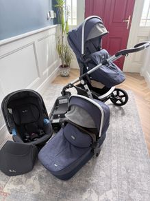 Silver Cross Wave Pram/Buggy/Car seat Bundle