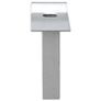 Mesh Garden Gate Galvanised Steel 289x150 cm Grey Image 7