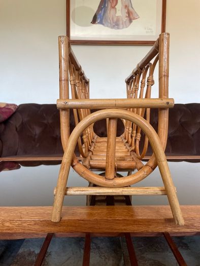 Vintage MCM Bamboo Magazine Rack