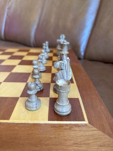 Wooden chess set