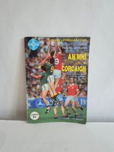 1988 All-Ireland Football Final Cork Vs Mayo Match Programme