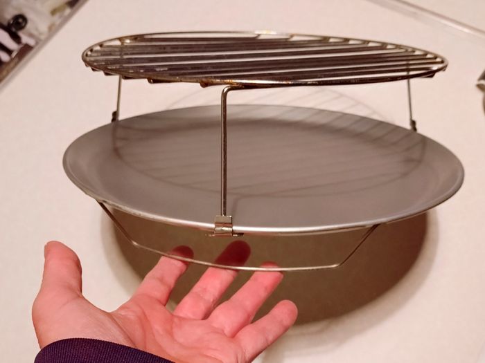 Light Metal Kitchen Tray (used).