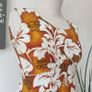 VINTAGE 1960s Royal Hawaiian floral cotton mini dress S M 10 12 1960s Made in Hawaii Image 6