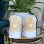 Ladies Beige & White Puma Trainers Image 8