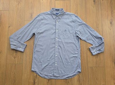 Gant Men's Button Down Checked Shirt Size Large