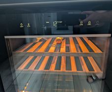 Wine cooler dual temperature