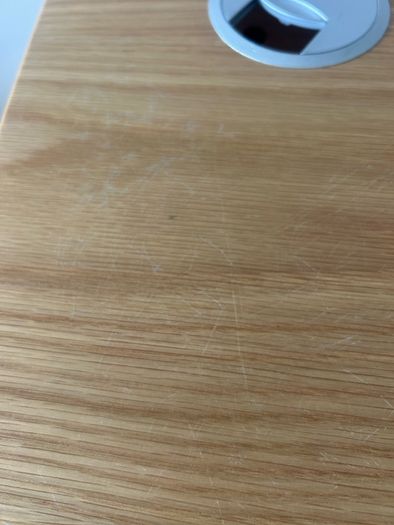 Solid wood desk