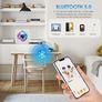 Portable CD Player with Bluetooth, Gueray Desktop CD Players for Home, Bulit-in Double HiFi Speakers, AUX&Headphone Jack, FM Radio Boombox with Remote Control, USB Port,LCD Display (White) Image 5