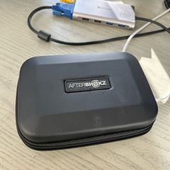 Aftershokz Bone Conduction wired.