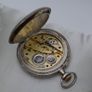 Vintage Bordeaux  Gents Mechanical  Silver Pocket Watch Image 9