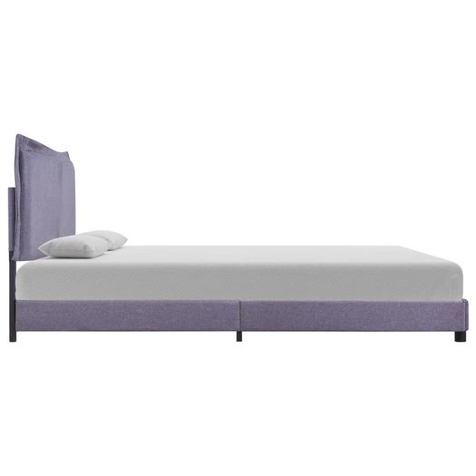 Bed Frame Light Grey Fabric 180x200 cm 6FT Super King