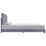 Bed Frame Light Grey Fabric 180x200 cm 6FT Super King Image 3