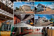 2017 Ireland Stampa Public Souvenir on Irish Railway Stations (Heuston, Clarke, Kent &amp; Bagnelstown) Miniature Sheet Overprinted for Stampa Mint Never Hinged (MNH)