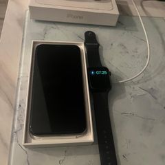 iPhone X and Apple Watch Series 8