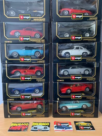 1/18 Burago Model Cars Collection