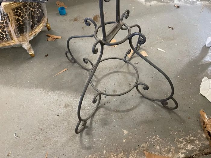 Very large, wrought iron birdcage
