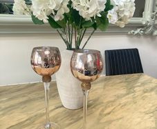 Pair of Decorative Tea Light Candle Holders