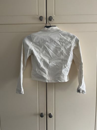 Cream denim jacket