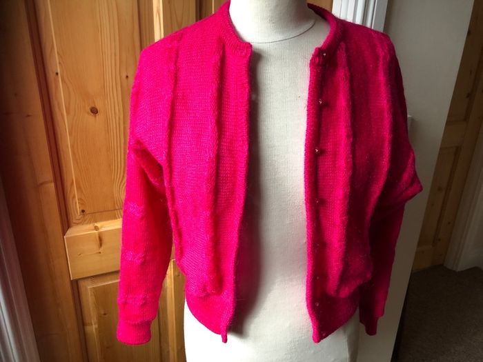 Ladies Vintage Mohair Cardigan