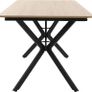 Industrial Kitchen Table with Steel Frame Height-Adjustable Screw Feet 6 People Image 3