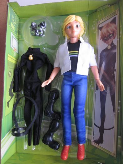 Bandai Miraculous Doll Chat Noir and Adrien Fashion Doll model 50356